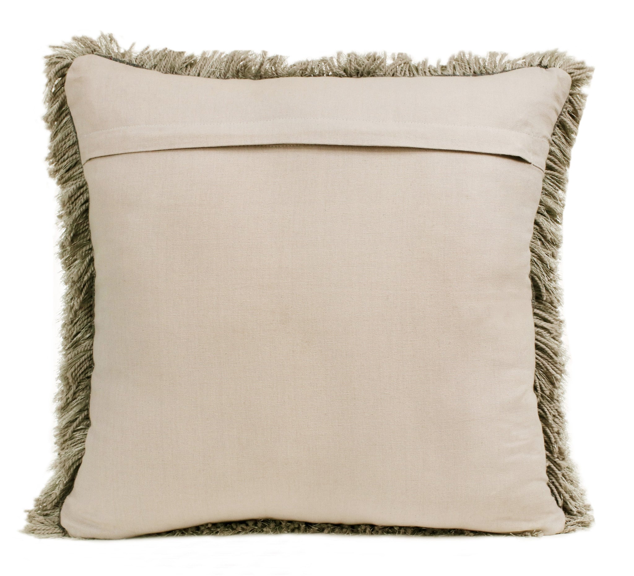 Set Of Two 20" X 20" Gray Solid Color Zippered Polyester Throw Pillow
