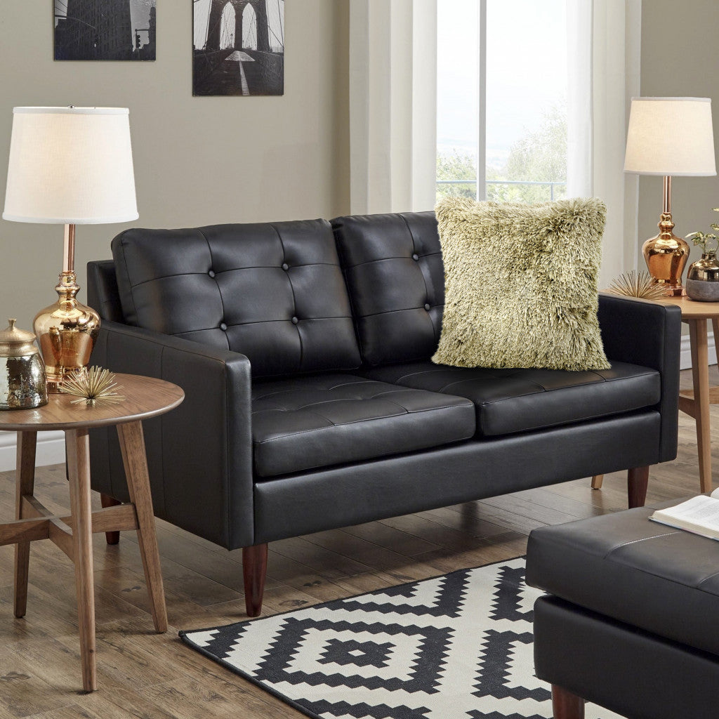 Set Of Two 20" X 20" Gray Solid Color Zippered Polyester Throw Pillow