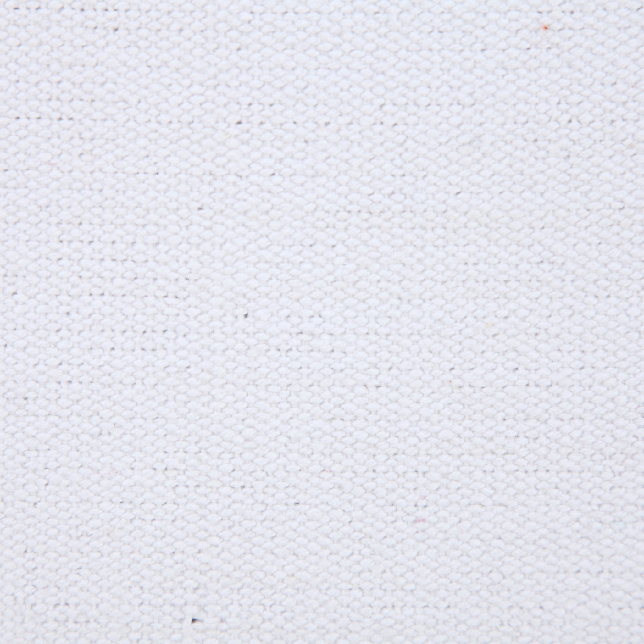 Set Of Two 20" X 20" White Solid Color Zippered 100% Cotton Throw Pillow