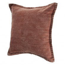 Tan Solid Color Zippered 100% Cotton Throw Pillow Set Of Two 24