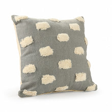 Gray Zippered 100% Cotton Throw Pillow Set Of Two - 20