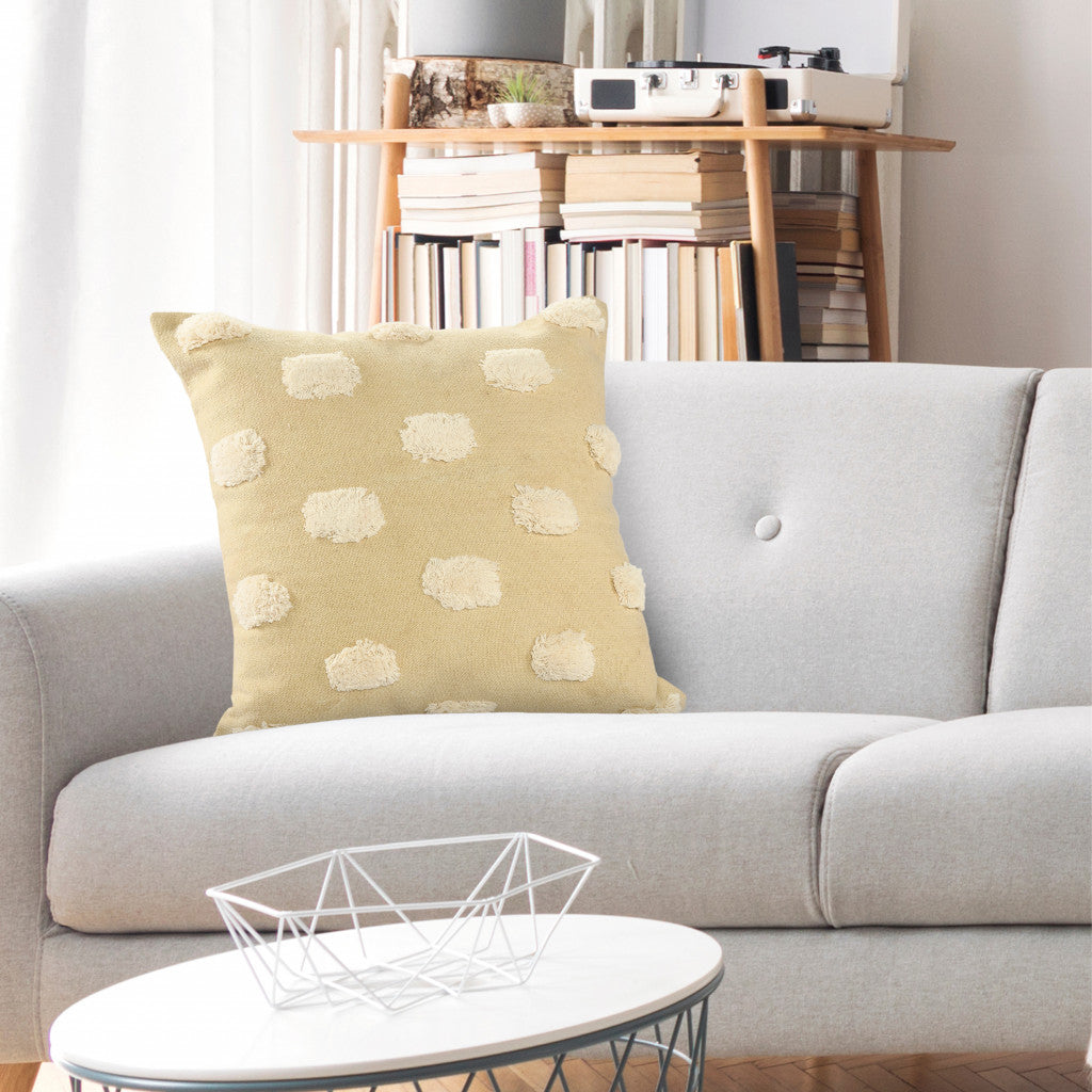 Gray Zippered 100% Cotton Throw Pillow Set Of Two - 20" x 20"