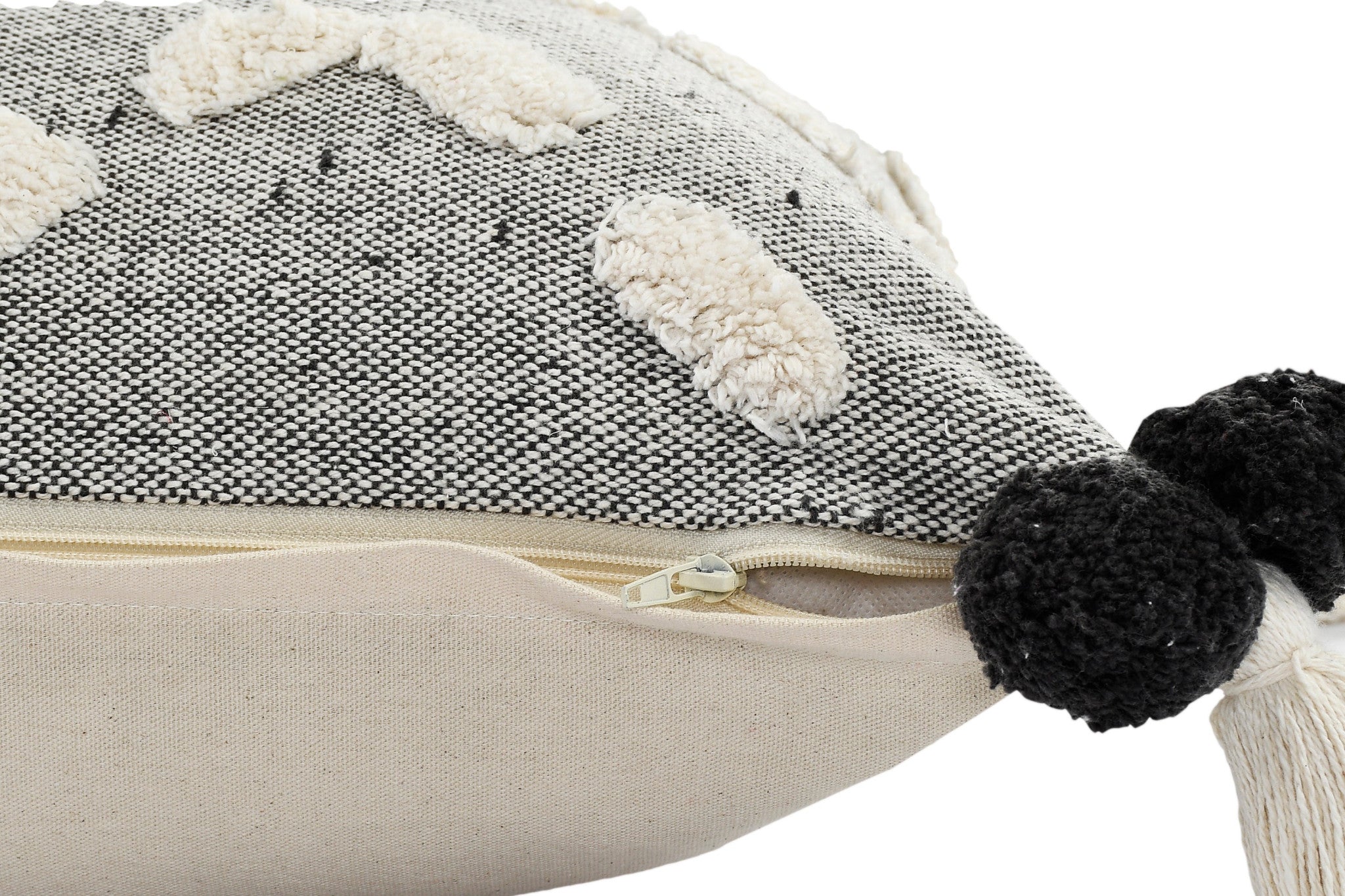 Red Geometric Zippered 100% Cotton Throw Pillow Set Of Two - 20" X 20"