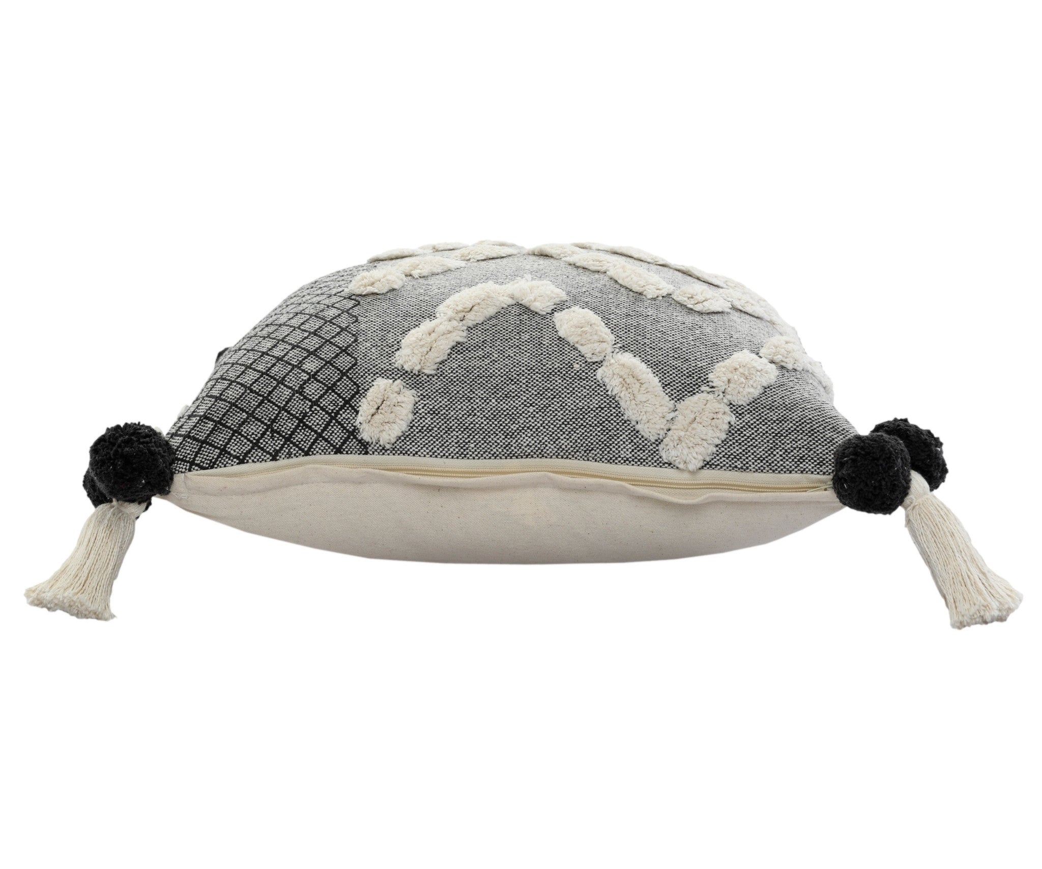 Red Geometric Zippered 100% Cotton Throw Pillow Set Of Two - 20" X 20"