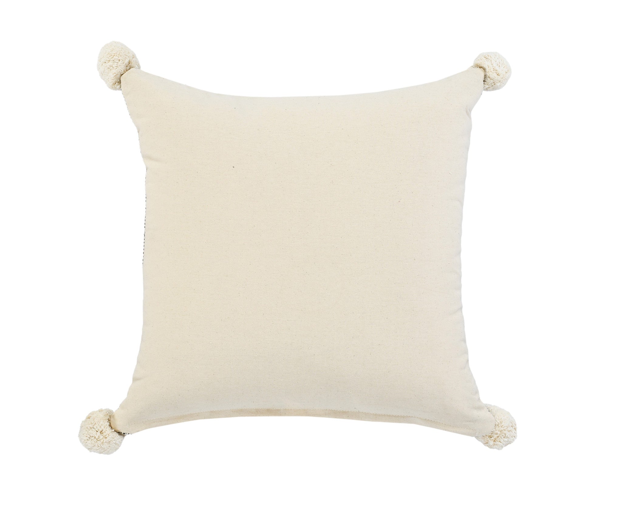 Gray Geometric Zippered 100% Cotton Throw Pillow Set Of Two - 20" x 20"