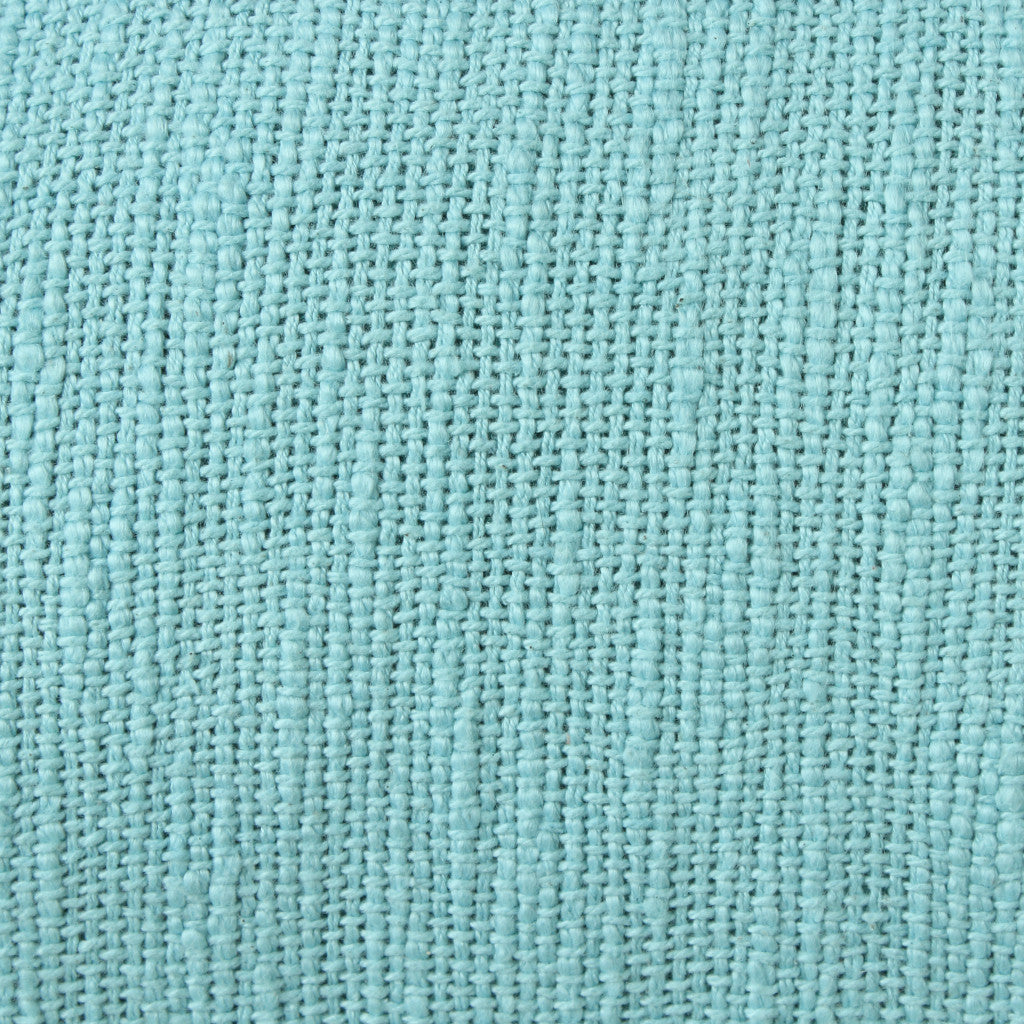 Blue Abstract Zippered 100% Cotton Throw Pillow Set Of Two - 20" x 20"