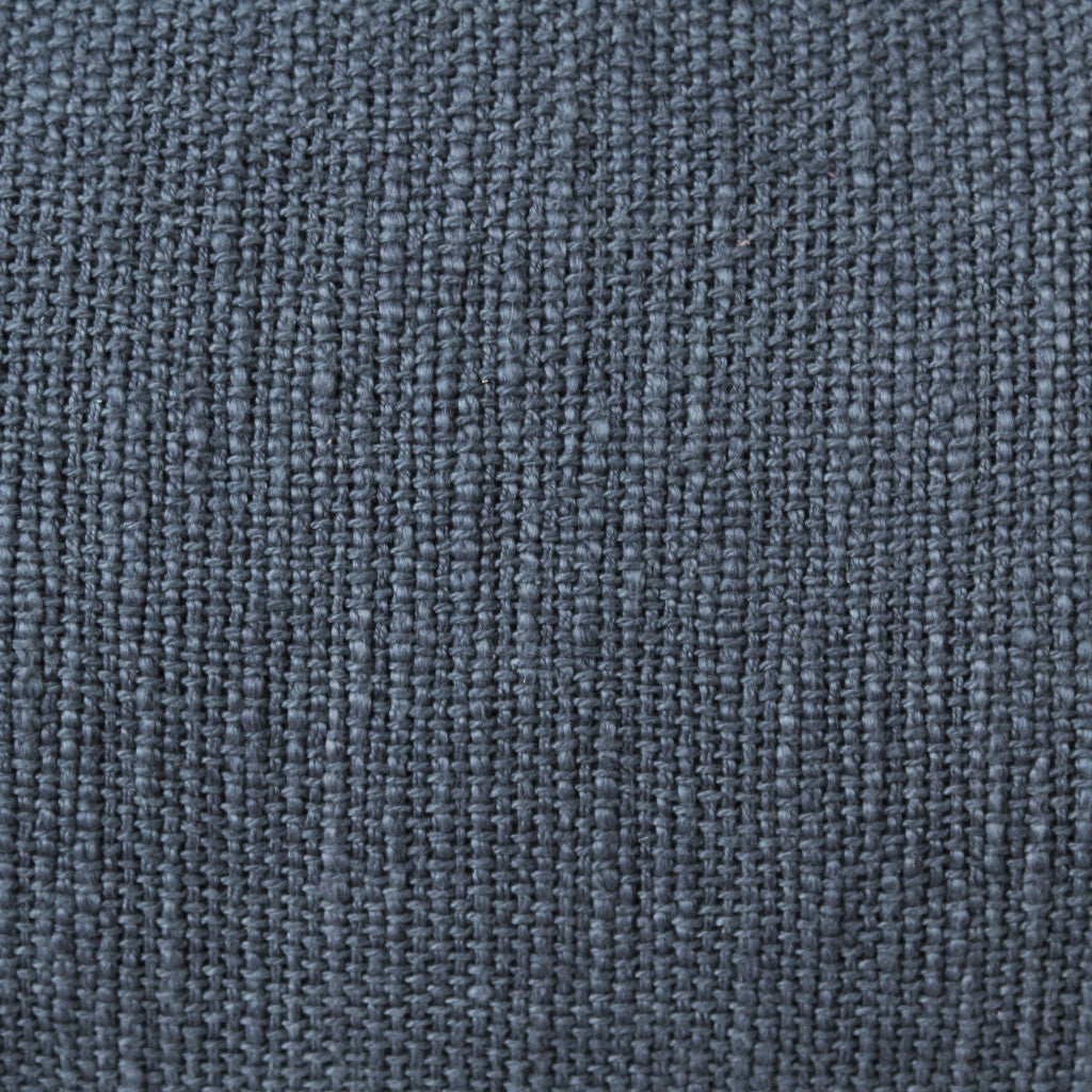 Blue Abstract Zippered 100% Cotton Throw Pillow Set Of Two - 20" x 20"