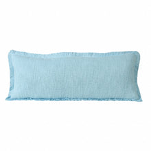 Blue Abstract Zippered 100% Cotton Throw Pillow Set Of Two - 20