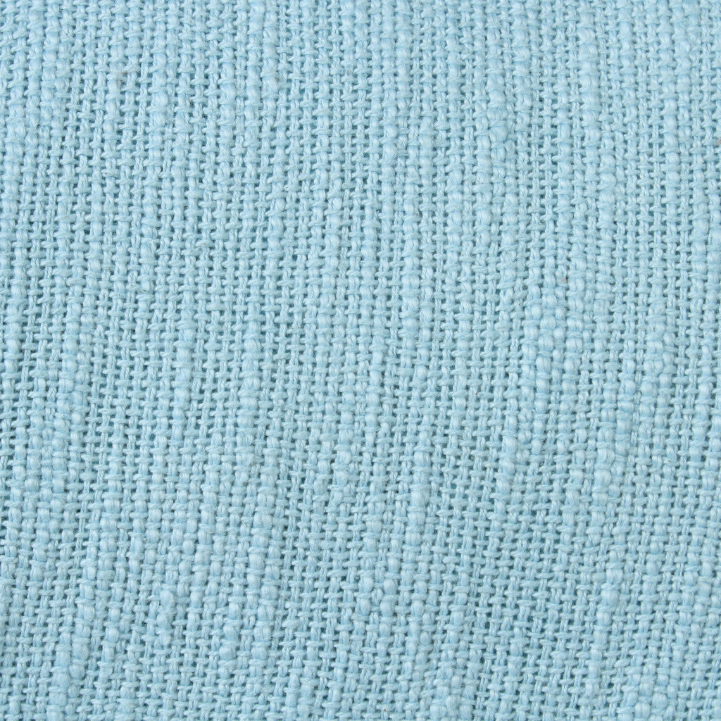 Blue Abstract Zippered 100% Cotton Throw Pillow Set Of Two - 20" x 20"