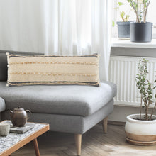 Black Striped Zippered Jute Throw Pillow Set Of Two - 24