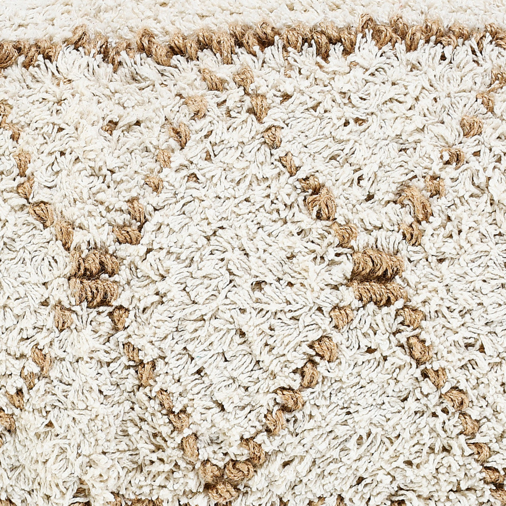 White Geometric Zippered 100% Cotton Throw Pillow Set Of Two 20" X 20"