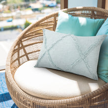 Gray Geometric Zippered 100% Cotton Throw Pillow Set Of Two 20