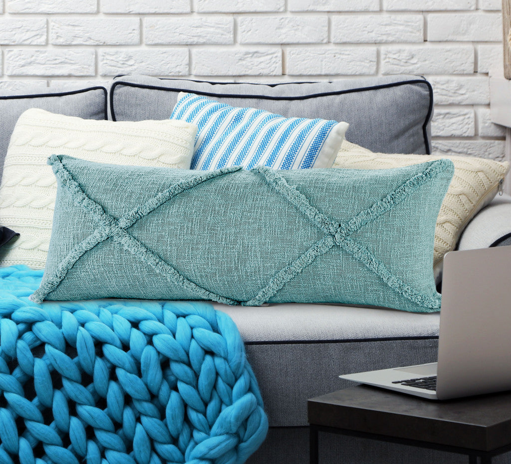 Gray Geometric Zippered 100% Cotton Throw Pillow Set Of Two 20" X 20"