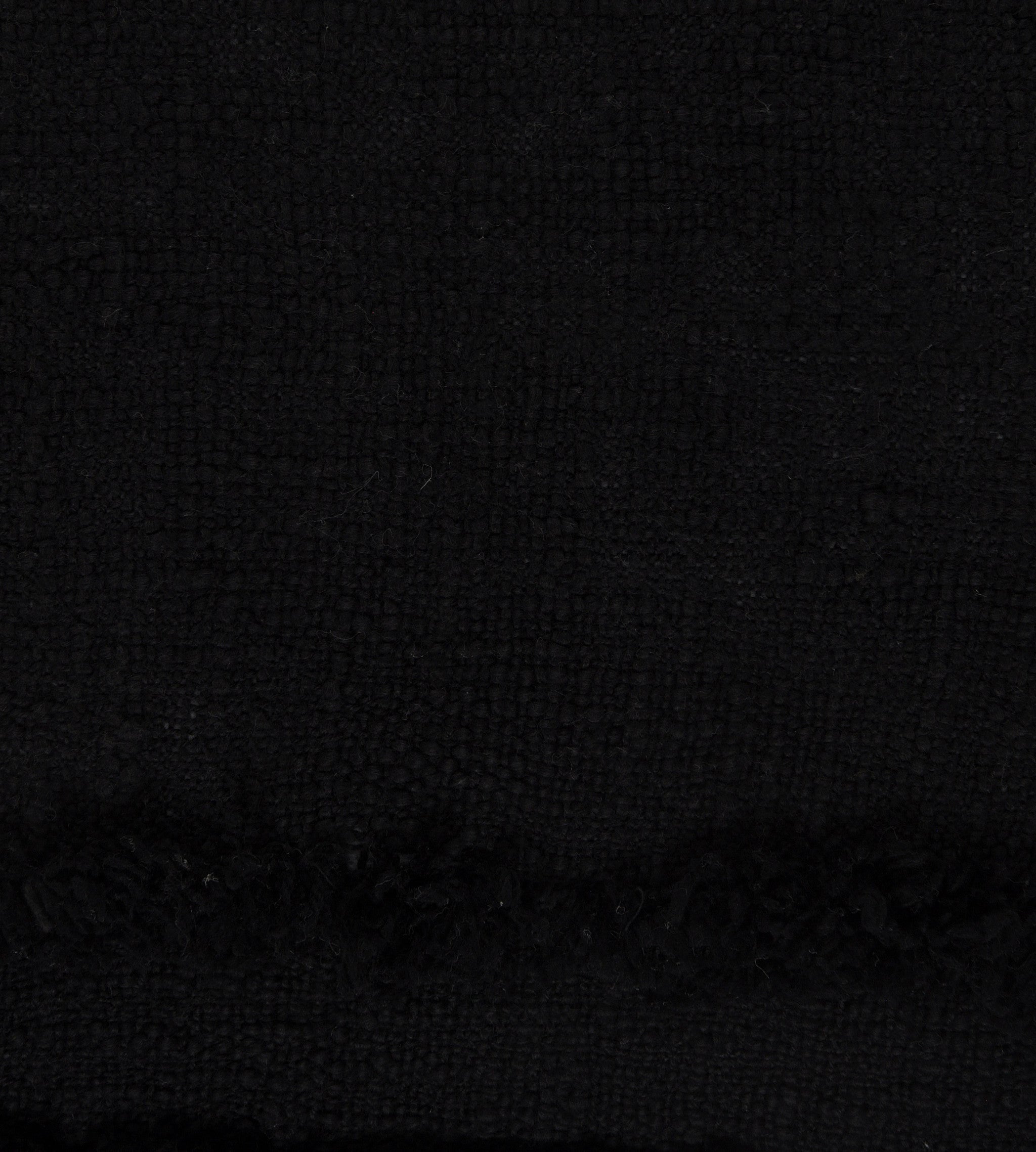 Black Geometric Zippered 100% Cotton Throw Pillow Set Of Two 20" X 20"