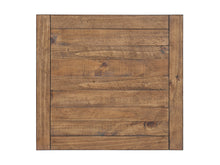 Black Stain And Natural Solid Wood End Table With Shelf 24