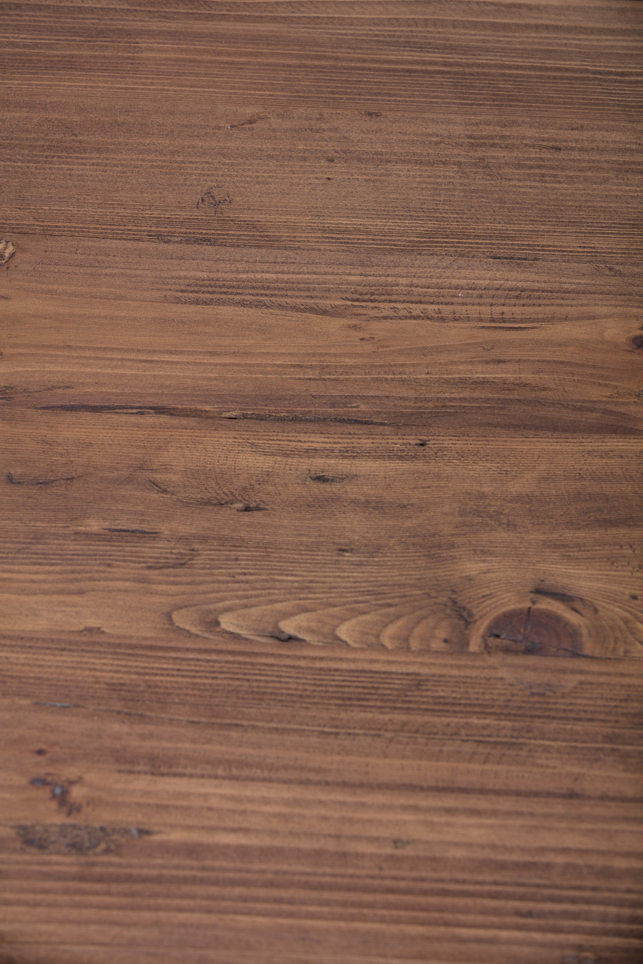 28" Solid Wood Round Distressed Coffee Table