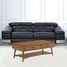 Mesa de centro rectangular de madera fabricada en canela de 48