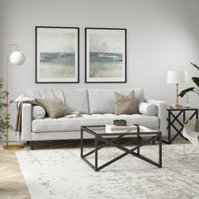 Black Glass Square Coffee Table 32