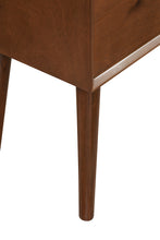 Brown Wood End Table With Drawer 27