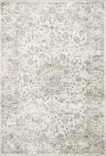 7' x 11' Viscose Silver Area Rug