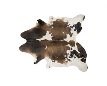 Taupe and White Cowhide Rug 72