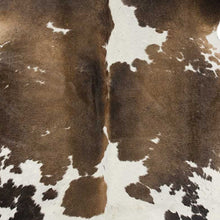 Taupe and White Cowhide Rug 72