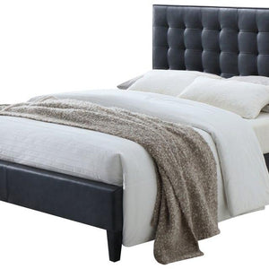 87" x 63" x 46"H 2Tone Gray Queen Bed