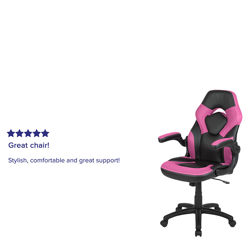 Pink-Black Racing Gaming Chair