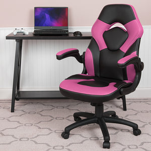 Pink-Black Racing Gaming Chair