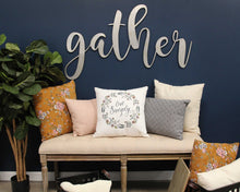 Beige Tweed Square Accent Pillow