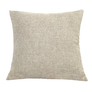 Beige Tweed Square Accent Pillow