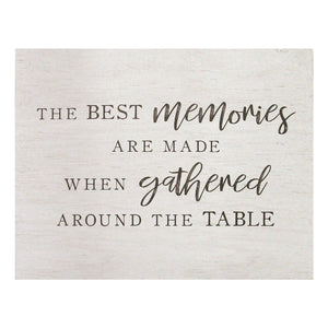 Best Memories Gathered Around The Table Oversized Wall Art