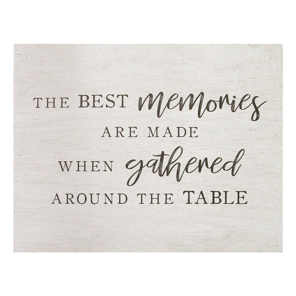 Best Memories Gathered Around The Table Oversized Wall Art