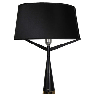 Black Carbon Steel Desk Table Lamp