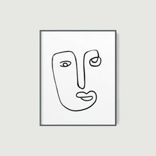 Contemporary Black & White Tribal Wall Art, 17 x 22 Inch