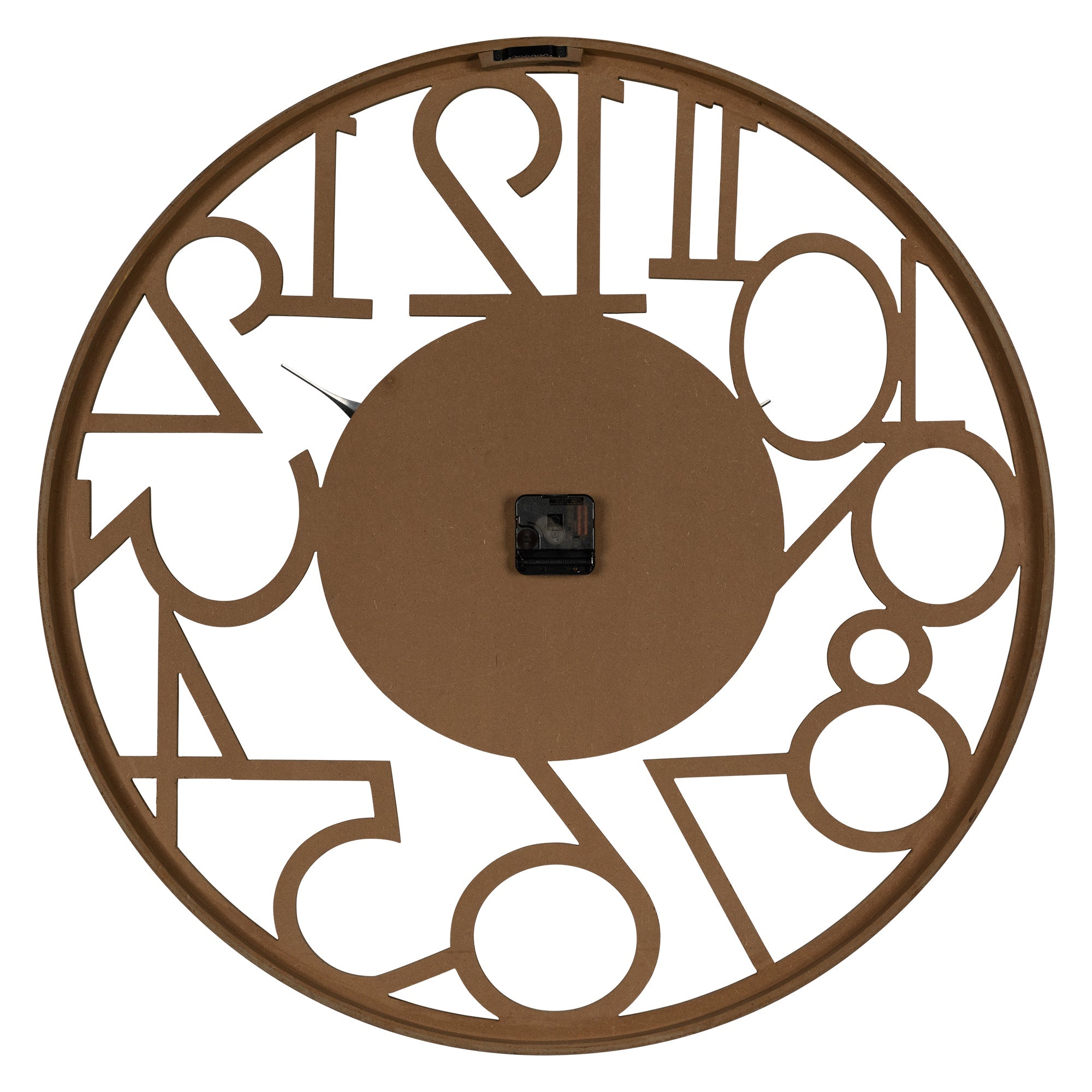 Hand Crafted Natural Wood Modern Home Office Decorative Wall Clock