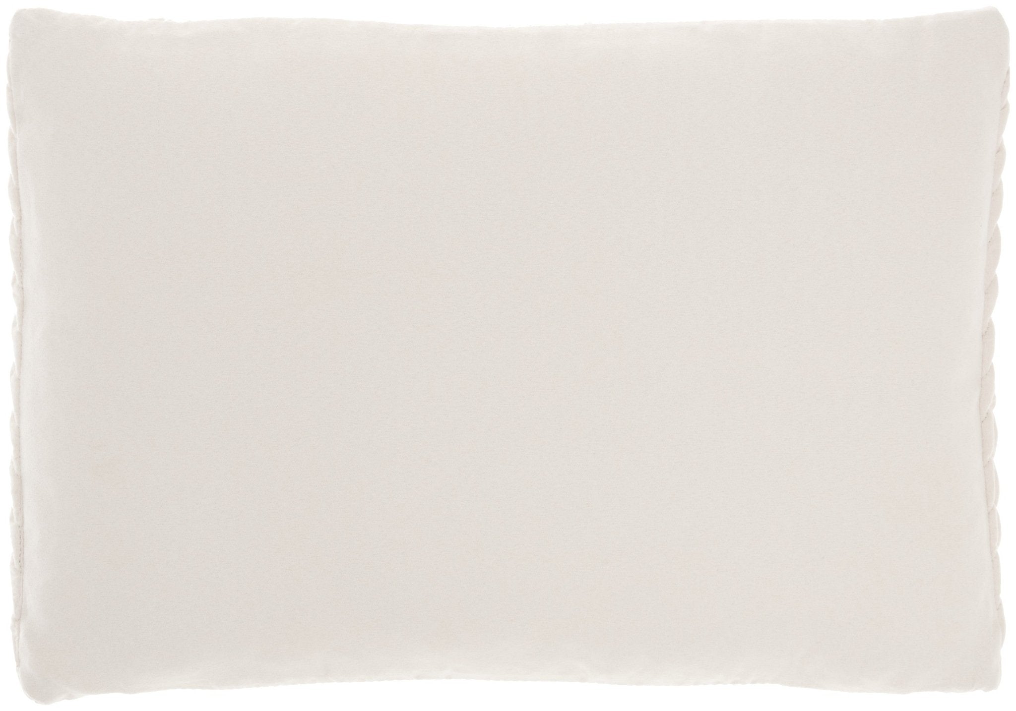 Ivory Chunky Braid Lumbar Pillow