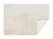 Luxe Faux Rabbit Fur Rectangular Rug 5' x 8' - Ivory