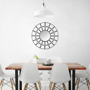 Round Metal Arch Design Decorative Wall Mirror