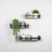 Set of 3 Rustic Floating Shelves