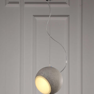 Silver Contemporary Modern Hanging Ceiling Light Round Pendant Lamp