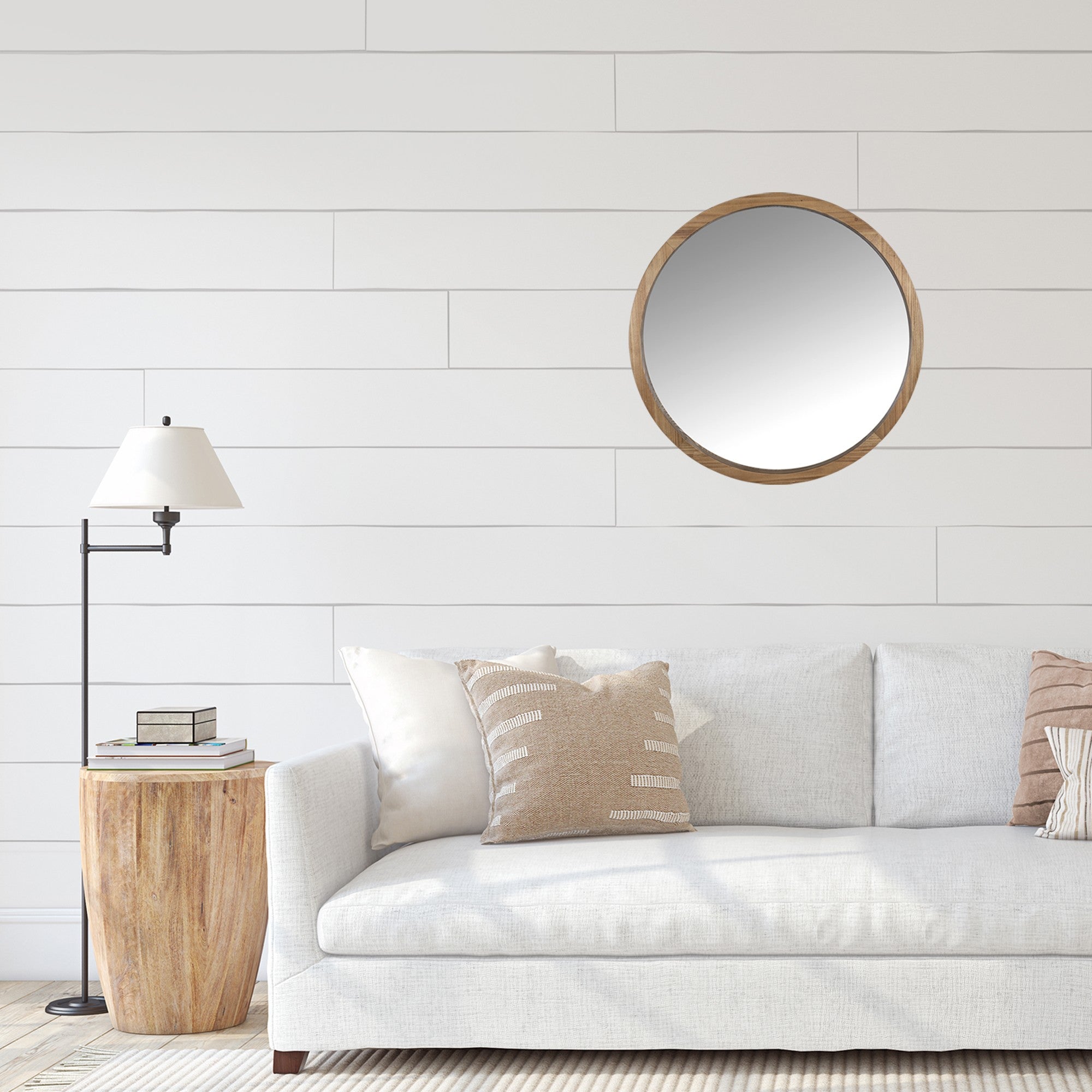Simple Modern Round Wall Mirror
