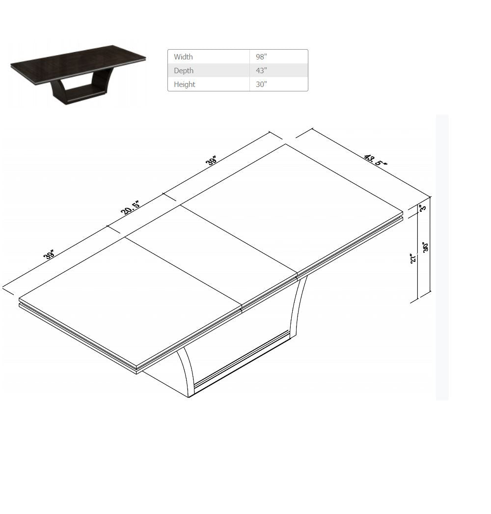 Wenge Home Furniture Table And Chairs Upholstered Dining Set 6 Pcs
